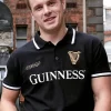 Black Collared Guinness Rugby Shirt