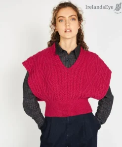 Diamond Vest Bramble Red