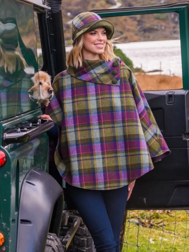 Irish Tweed Poncho 574 1