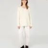 Primrose Aran Sweater Natural