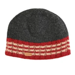 Rib Pull on Hat Charcoal