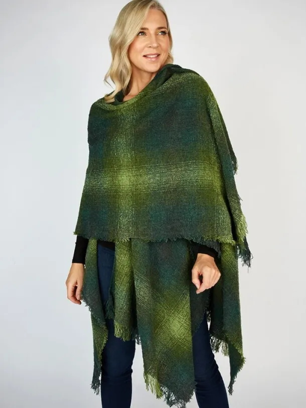 Ruanna Celtic Cape Green Check