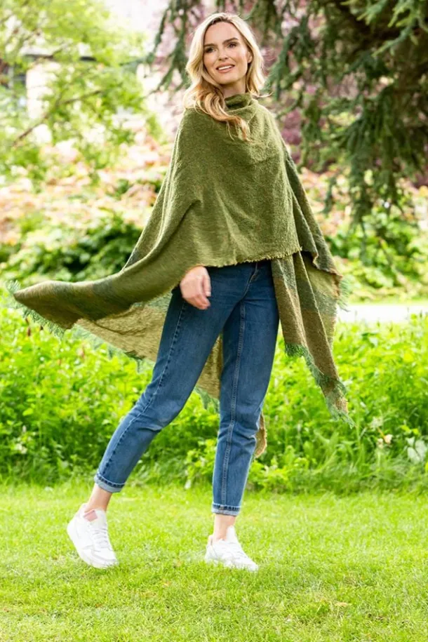 Ruanna Celtic Cape Moss Green