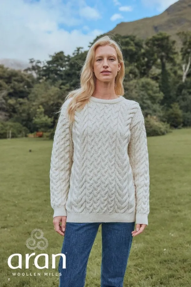Super Soft Merino Wool Sweater Natural