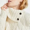 Supersoft Button Neck Sweater - Natural