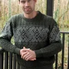 Unisex Jacquard Army 100% Merino Wool